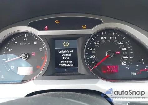 2011 Audi A6 4.2 Prestige z USA, uszkodzony, nr VIN WAUBVBFB3BN021927